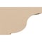 Ekena Millwork 2"W x 6"D x 4"H Classic Van Buren Rough Cedar Woodgrain TimberThane Corbel, Primed Tan CORUR02X06X04VANRCPR - alternate 3